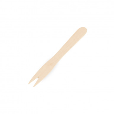 Vidlička na hranolky (drevená FSC 100%) 8,5cm [1000 ks]