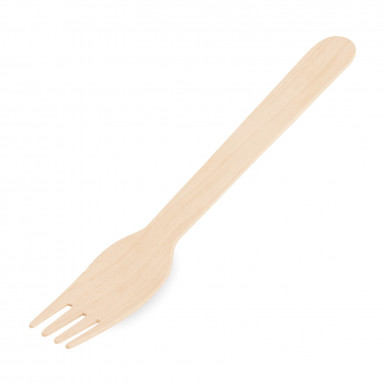 Vidlička (drevená FSC 100%) 16cm [100 ks]