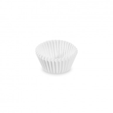 Cukrárenský košíček (PAP) biely Ø24 x 18 mm [1000 ks]