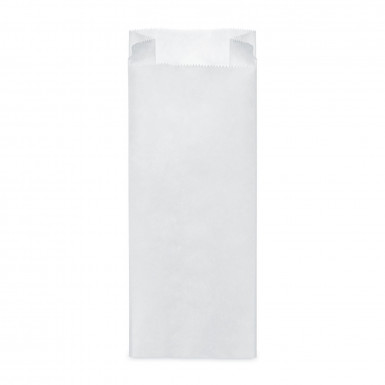 Papierové vrecko (FSC Mix) s bočným skladom biele 14+7 x 32 cm `2kg` [100 ks]