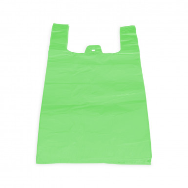 Taška (HDPE) zelená 30+14 x 50 cm `10kg` [100 ks]