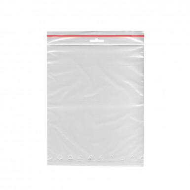 Rýchlouzatváracie vrecko (LDPE) transparentné 23 x 32 cm [1000 ks]