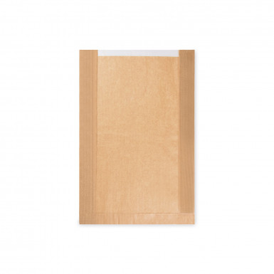 Papierové vrecko s okienkom 18cm 26+7 x 40 cm [1000 ks]