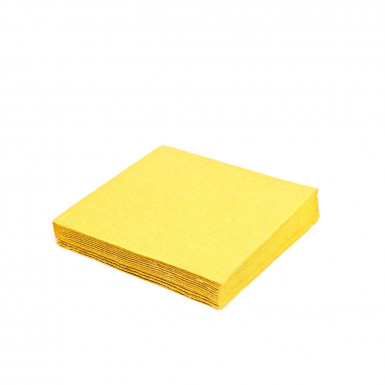 Obrúsok (PAP FSC Mix) 1vrstvý žltý 33 x 33 cm [100 ks]