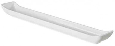Miska MINI 35x4,5 cm, výška: 3 cm, 0,2 l melamín farba biela