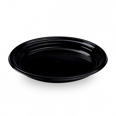 Tanier (PP) Reware Dinner opakovane použiteľný čierny Ø22cm [12 ks]