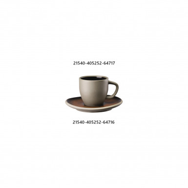 Šálka espresso Junto Bronze 0,09 lt kamenina bronzová
