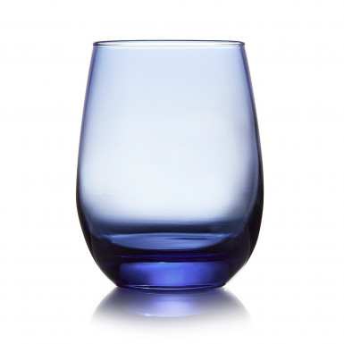 Pohár STEMLESS WINE Blue 45,1 cl long