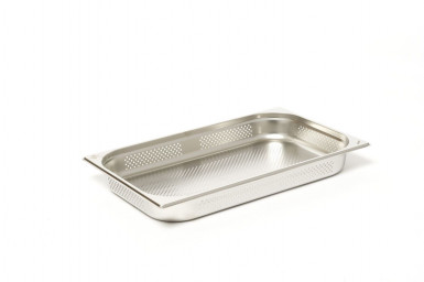 Gastronádoba Comas GN 1/1 - 65 perforovaná 53x32,5 cm, hĺbka: 6,5 cm, 9 l nerez