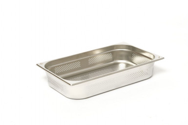 Gastronádoba Comas GN 1/1 - 100 perforovaná 53x32,5 cm, hĺbka: 10 cm, 14 l nerez