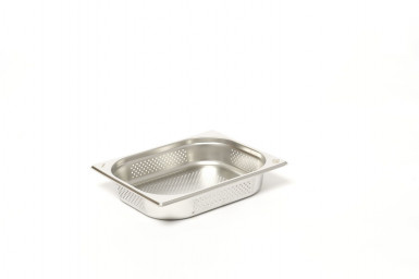 Gastronádoba Comas GN 1/2 perforovaná 32,5x26,5 cm, hĺbka: 6,5 cm, 4 l nerez