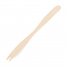 Vidlička desiatová (drevená FSC 100%) dlhá 14cm [500 ks]
