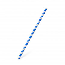 Slamka papierová Špirála modrá `JUMBO` Ø8mm x 25cm [100 ks]
