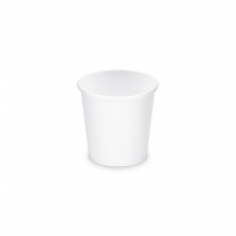 Papierový pohár biely Ø62mm 110ml `XS: 0,08L/4oz` [50 ks]