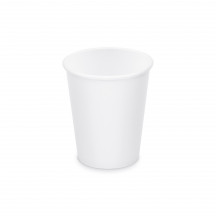 Papierový pohár biely Ø80mm 280ml `M: 0,2L/8oz` [50 ks]