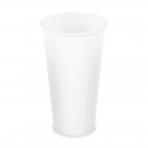 Papierový pohár biely Ø90mm 610ml `XXL: 0,5L/20oz` [50 ks]