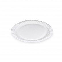 Papierový tanier (FSC Recycled) biely Ø23cm [15 ks]