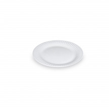 Papierový tanier (PAP-Recy) biely Ø15cm [100 ks]
