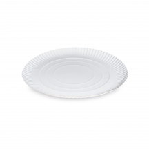 Papierový tanier (PAP-Recy) hlboký biely Ø26cm [50 ks]