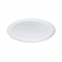 Papierový tanier (PAP-Recy) hlboký biely Ø29cm [50 ks]