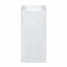 Papierové vrecko (FSC Mix) s bočným skladom biele 15+7 x 35 cm `2,5kg` [100 ks]