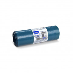 Vrece na odpadky (LDPE) zaťahovacie modré 70 x 100 cm 120L [25 ks]