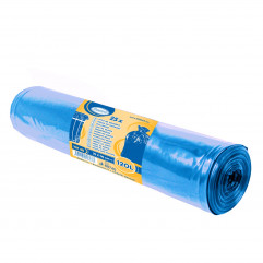 Vrece na odpadky (LDPE) ECONOMY extra light modré 70 x 110 cm 120L [25 ks]