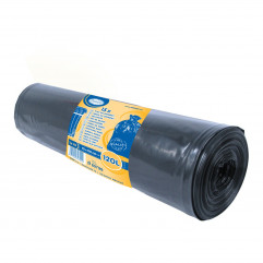 Vrece na odpadky (LDPE) extra-silné čierne 70 x 110 cm 120L [15 ks]