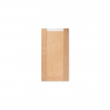 Papierové vrecko s okienkom 9cm 15+6 x 29 cm [1000 ks]