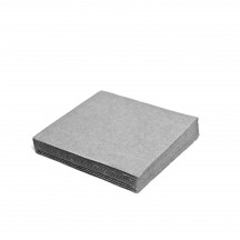 Obrúsok (PAP FSC Mix) 3vrstvý šedý 33 x 33 cm [20 ks]