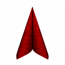 Obrúsok PREMIUM Dekor-R červený 40 x 40 cm [50 ks]