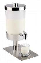 Zásobník SUNDAY mlieko chladiaci 21x35cm, výška:48cm, 6lt 18/8 nerez, SAN, matný