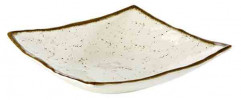 Miska STONE ART 24x24 cm, výška: 6,5 cm melamín vnútro: dekor, farba biela
