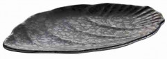 Podnos GLAMOUR 30,5x19 cm, výška: 1,5 cm melamín farba čierna