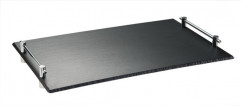 Podnos SLATE GN 1/1 53x32,5 cm, výška: 6 cm melamín farba čierna, look bridlice