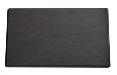 Podnos SLATE GN 2/4 53x16,2 cm, výška: 1 cm melamín farba čierna, bridlicový look