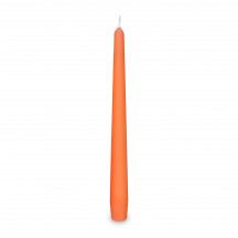Sviečka kónická oranžová Ø23 x 245 mm [10 ks]