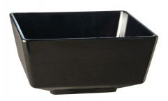 Miska FLOAT 12,5x12,5 cm, výška: 6 cm, 0,5 l melamín farba čierna