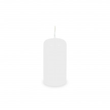 Sviečka valcová biela Ø40 x 80 mm [4 ks]