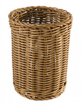 Košík ECONOMIC príbory Ø 12 cm, výška: 15 cm polypropylén, farba hnedá