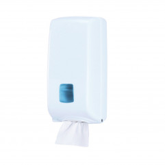 Zásobník (ABS) Intro biely pre toaletný papier skladaný [1 ks]