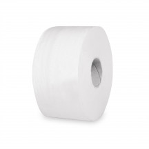 Toaletný papier (FSC Mix) 2vrstvý biely `JUMBO` Ø19cm 145m 645 útržkov [12 ks]