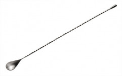 Lyžica barová špirála dĺžka:44 cm nerez