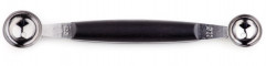 Vylupovač - vyrezávač TOOLTIME dvojitý Ø 2,2+2,5 cm, dĺžka:16,5 cm nerez s ostrými hranami