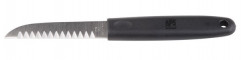 Nôž dekoratívny TOOLTIME dĺžka:19 cm ozubená čepeľ, nerez/PP