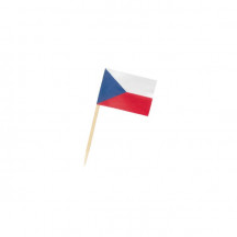 Napichovadlo (FSC 100%) Vlajočka CZ 7cm [50 ks]