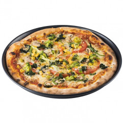 Plech pizza Ø 28 cm horný, 26,3 cm dolný, výška 2,5 cm plech