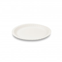 Papierový tanier (FSC Mix) biely Ø23cm [100 ks]