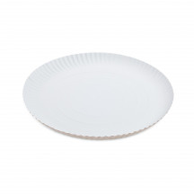 Papierový tanier hlboký biely Ø30cm [50 ks]