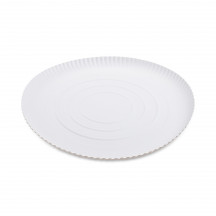 Papierový tanier hlboký biely Ø32cm [50 ks]